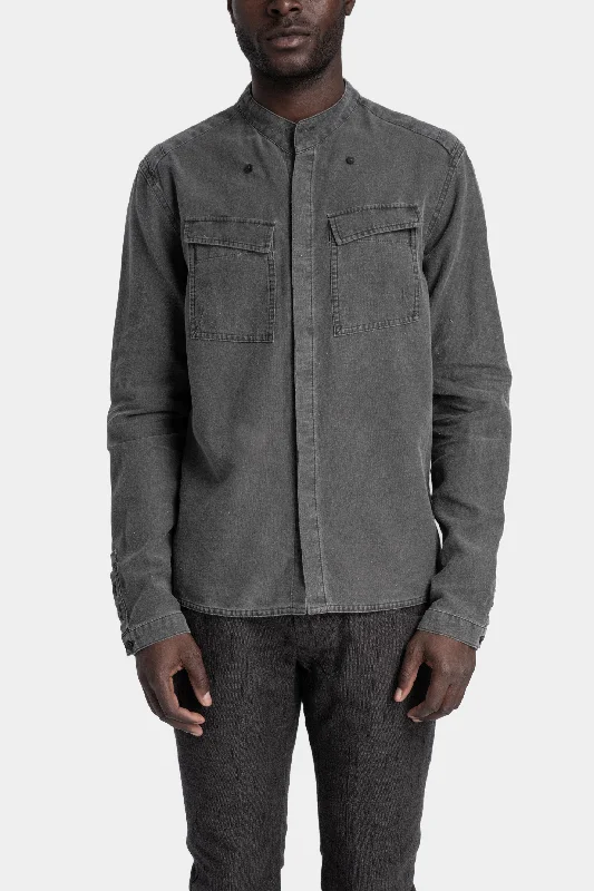 Field shirt, Exo grey Classic Denim Short Sleeve