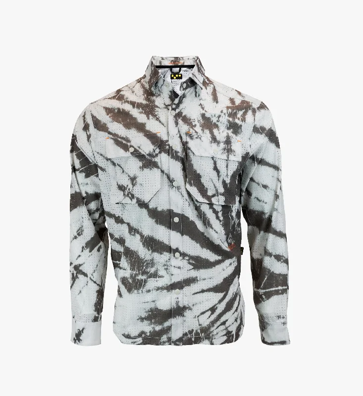 Off Grid / Cargo Shirt - Mono Dye Trendy Floral Print Tee