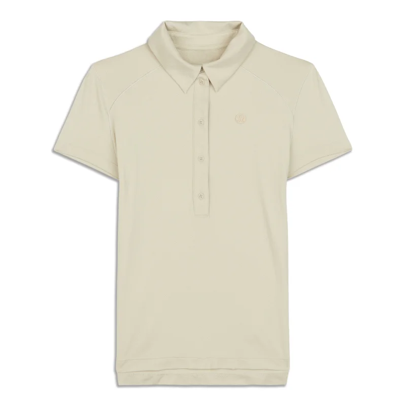 Quick Dry Short-Sleeve Polo Shirt - Resale Elegant Silk Short Shirt