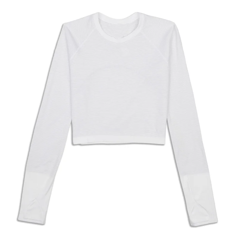 Swiftly Tech Cropped Long-Sleeve Shirt 2.0 - Resale Cozy Cotton Short Tee