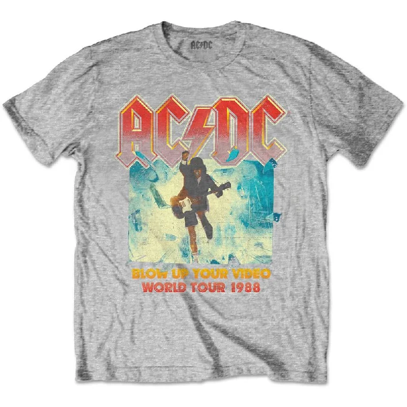 AC/DC Kids T-Shirt: Blow Up Your Video Rayon Fabric Velvet Fabric Corduroy Fabric