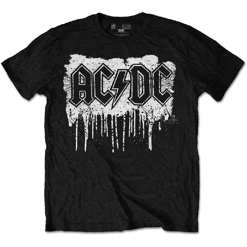 AC/DC | Official Band T-Shirt | Dripping With Excitement Welt Pockets Slit Pockets Flap Pockets AC/DC | Official Band T-Shirt | Dripping With Excitement Welt Pockets Slit Pockets Flap Pockets