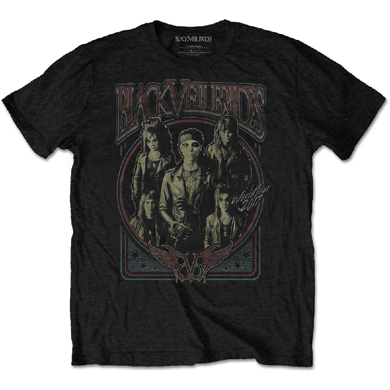 Black Veil Brides | Official Band T-Shirt | Vintage Anti-Pilling Machine Wash Handmade Black Veil Brides | Official Band T-Shirt | Vintage Anti-Pilling Machine Wash Handmade