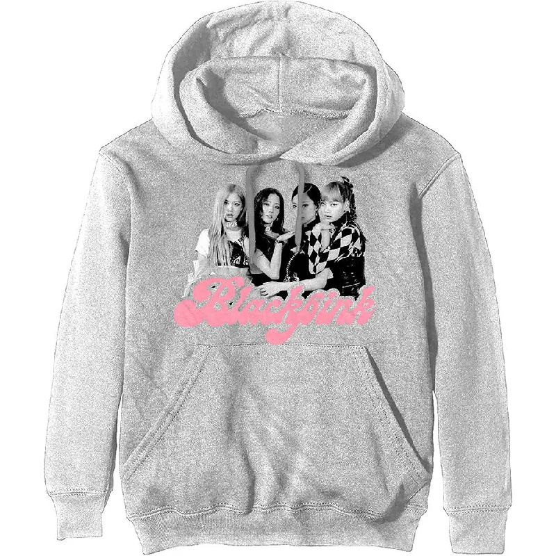 BlackPink Unisex Pullover Hoodie: Photo T-Shirt Satin Fabric Silk Fabric Chiffon Fabric