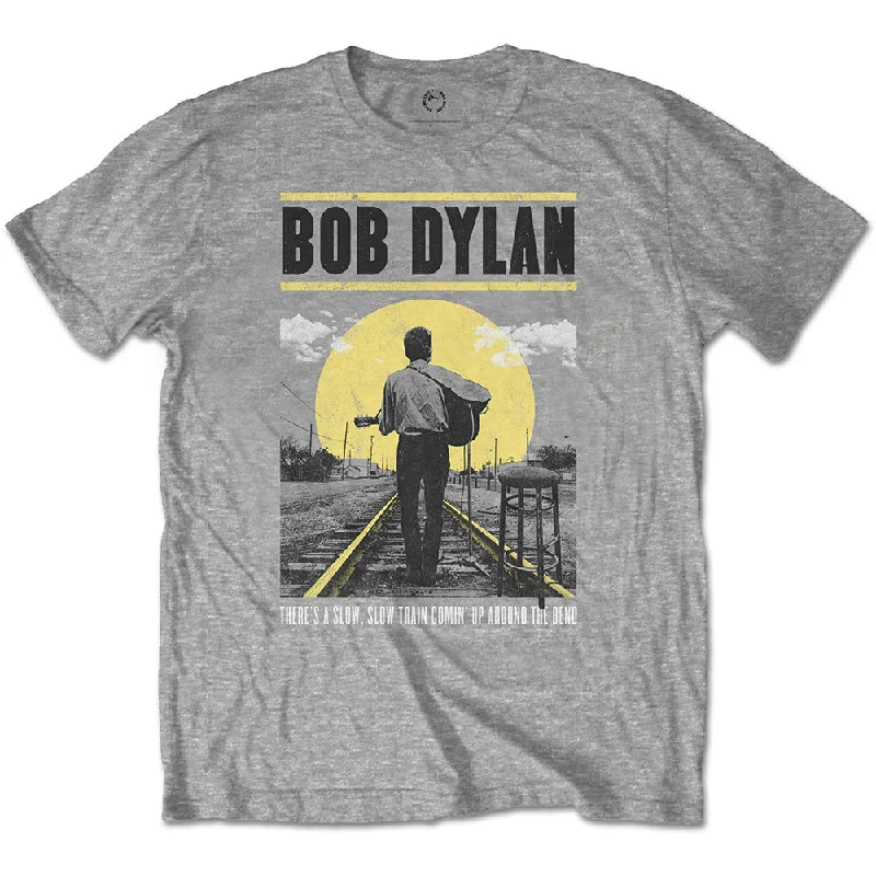 Bob Dylan | Official Band T-Shirt | Slow Train Lace Blend Ribbed Blend Corduroy Blend