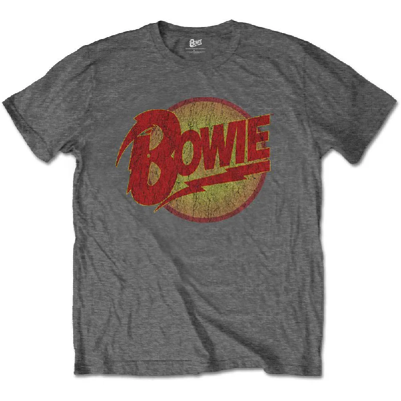 David Bowie Kids T-Shirt: Diamond Dogs Logo Mesh Fabric Canvas Fabric Denim Fabric