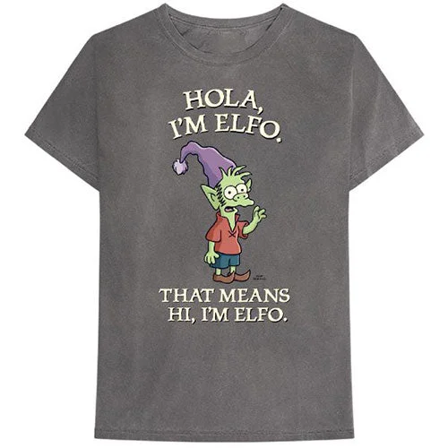 Disenchantment | Official Band T-Shirt | Hola I'm Elfo Mesh Blend Leather Blend Suede Blend