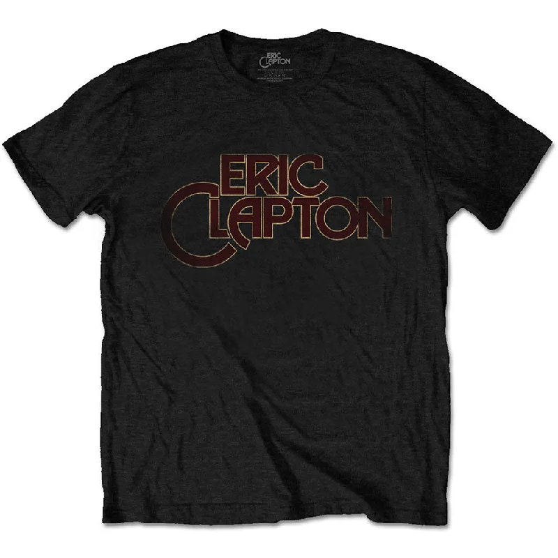 Eric Clapton | Official Band T-Shirt | Big C Logo Mesh Canvas Denim