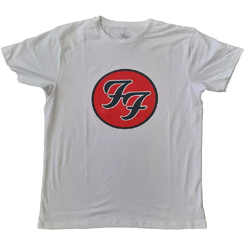 Foo Fighters | Official Band T-Shirt | FF Logo Zippered Front Buttoned Front Snap Front