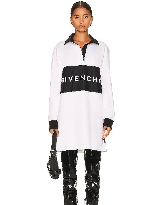 Givenchy Bi Colour Mini Dress In Black And White Elegant Satin Lace Mini Dress