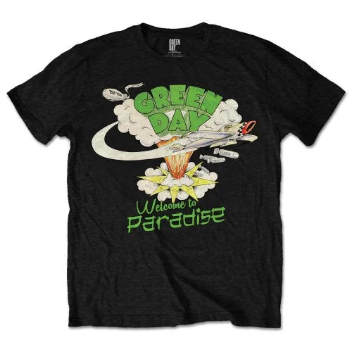 Green Day | Official Band T-Shirt | Welcome to Paradise Plaid T-Shirt Polka Dot Checkered