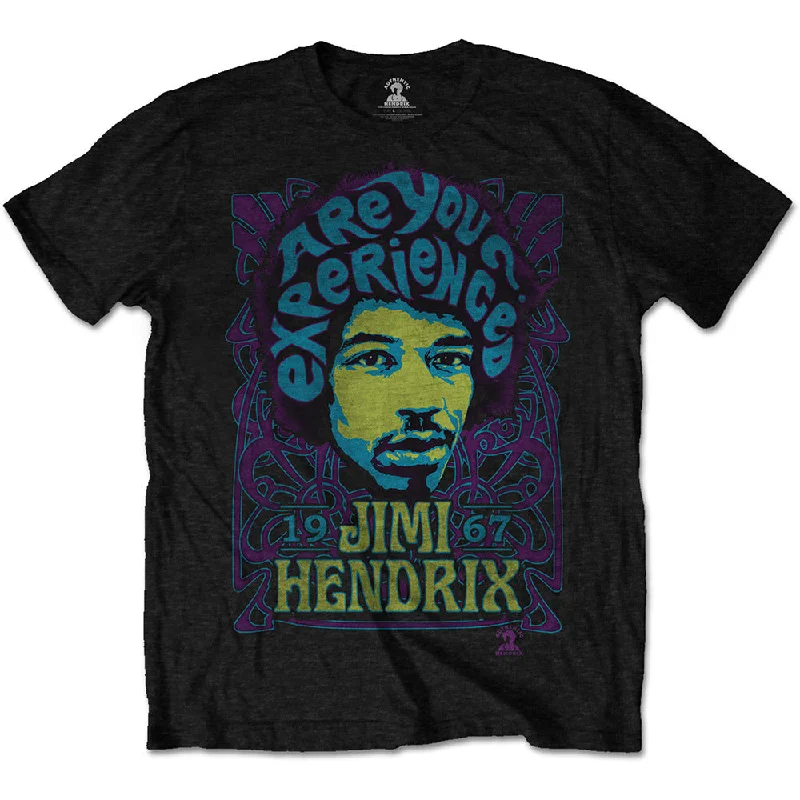 Jimi Hendrix | Official Band T-Shirt | Experienced Wool Fabric Cashmere Fabric Tweed Fabric