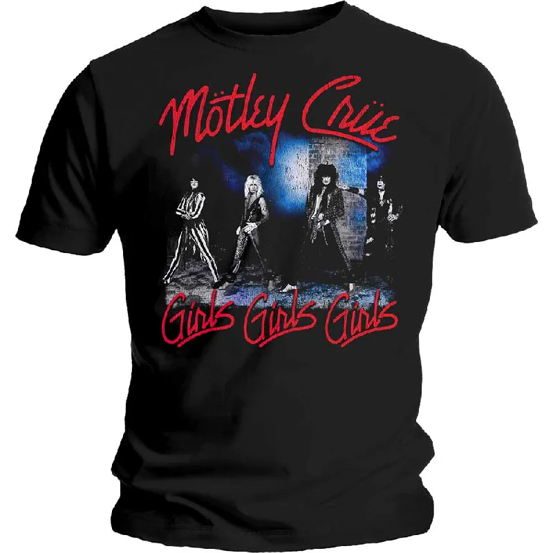 Motley Crue | Official Band T-Shirt | Smokey Street Terry Blend Velvet Blend Canvas Blend