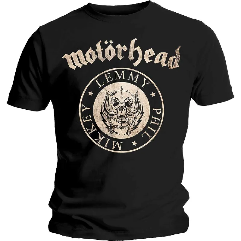 Motorhead | Official Band T-Shirt | Undercover Seal Newsprint Jersey Fabric Tulle Fabric Batik Fabric