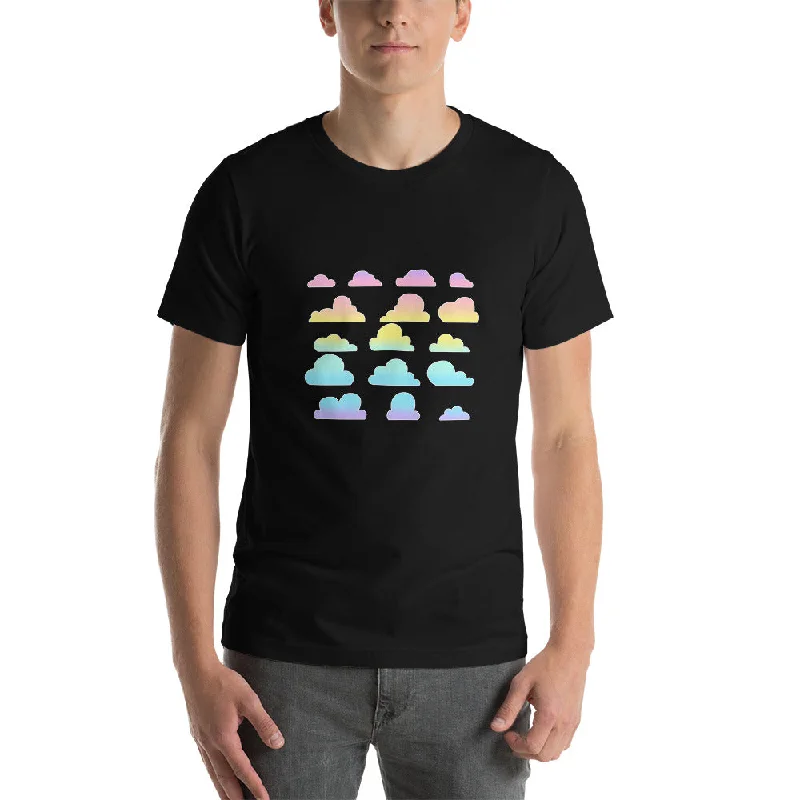 Pastel Goth Clouds Short-Sleeve Unisex T-Shirt Mesh Fabric Canvas Fabric Denim Fabric