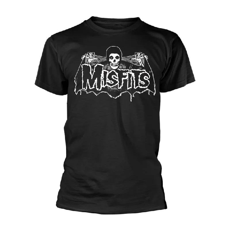 Misfits Unisex T-shirt: Batfiend Old School Spandex Blend Rayon Blend Denim Blend