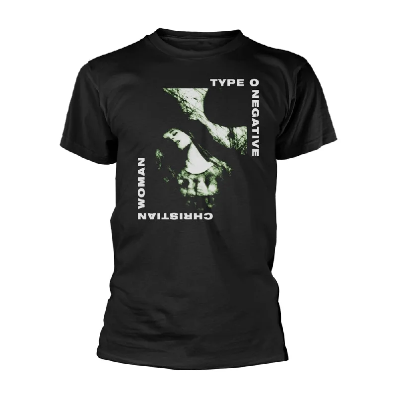 Type O Negative Unisex T-shirt: Christian Woman (back print) Front Pockets Side Pockets Patch Pockets