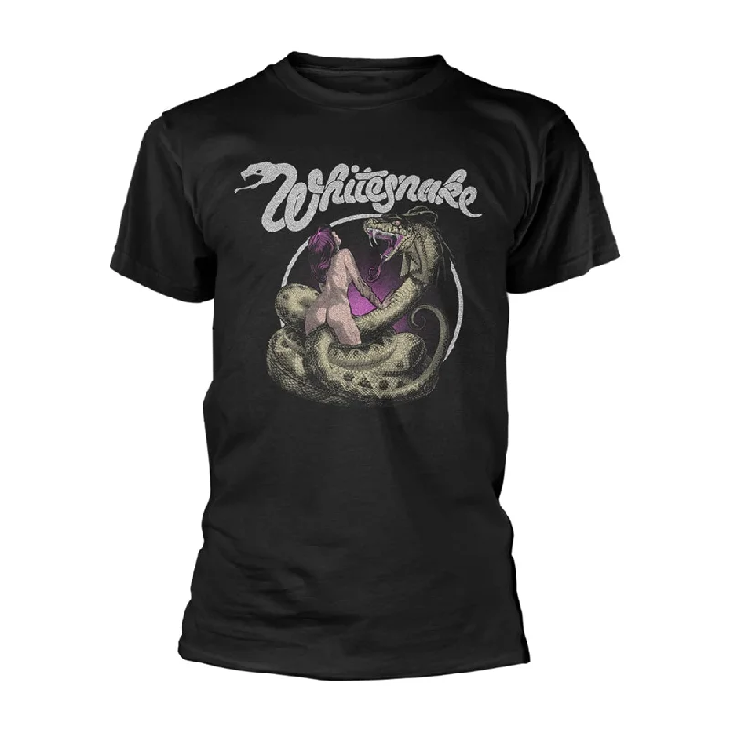 Whitesnake Unisex T-shirt: Love Hunter Chenille Blend Fleece Blend Nylon Blend