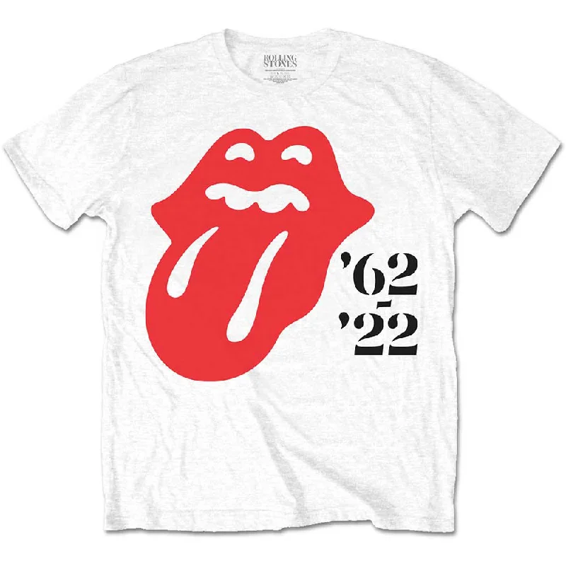 The Rolling Stones | Official Band T-Shirt | Sixty '62 - '22 Collared Crew Neck Turtle Neck