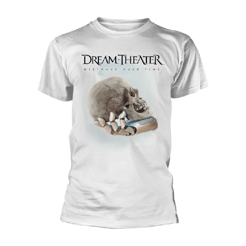 Dream Theater Unisex T-shirt: Distance Over Time (Cover) (back print) Machine Wash Dry Clean Hand Wash