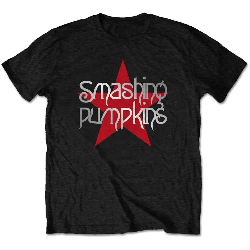 The Smashing Pumpkins | Official Band T-Shirt | Star Logo Hooded Caped Shawl Collar