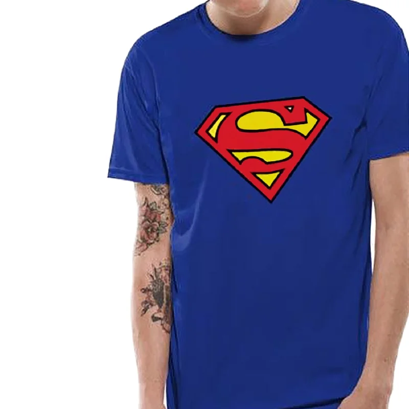 Superman Logo Unisex T-Shirt Lace Blend Ribbed Blend Corduroy Blend