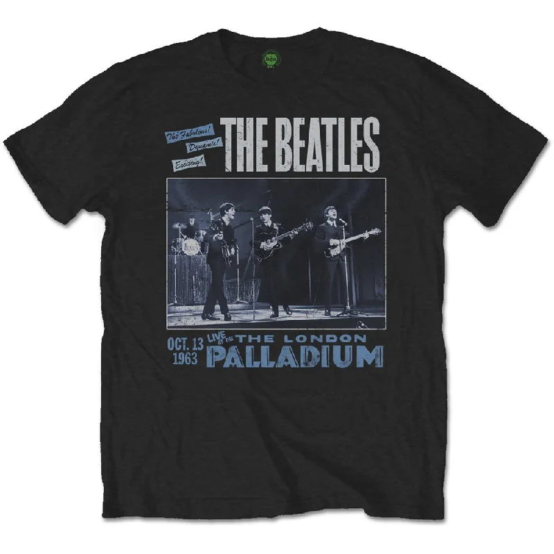 The Beatles Unisex Premium T-Shirt: 1963 The Palladium Notch Collar Peter Pan Collar Cowl Neck