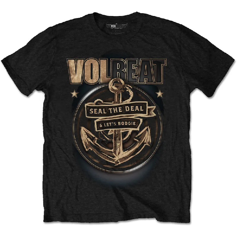 Volbeat | Official Band T-Shirt | Anchor Faux Fur Fabric Real Fur Fabric Shearling Fabric