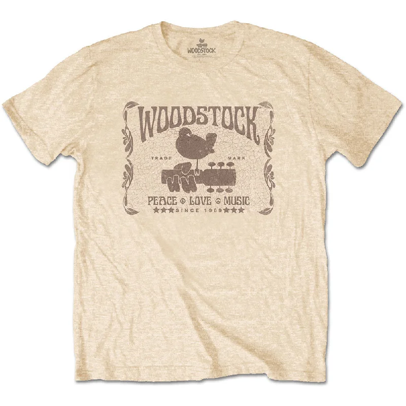 Woodstock | Official Band T-Shirt | Since 1969 Zippered Front Buttoned Front Snap Front