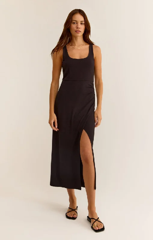 Z Supply Melbourne Midi Dress Trendy A-Line Midi Dress