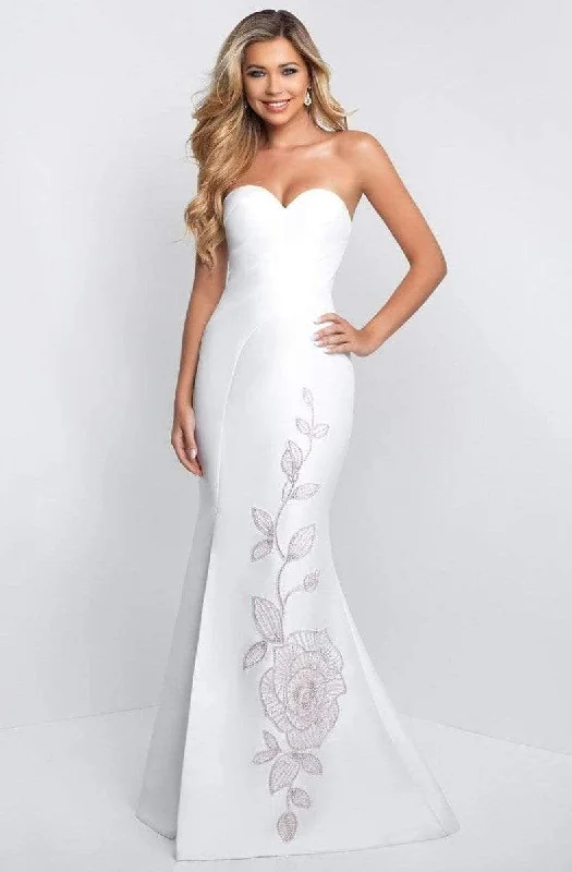 Blush by Alexia Designs - Strapless Sweetheart Mermaid Gown C1016SC