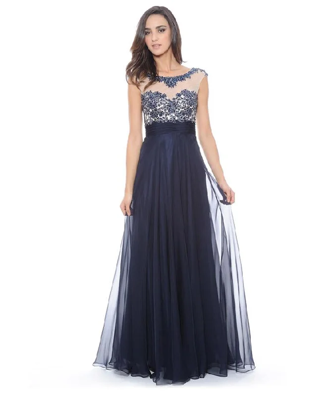 Decode 1.8 - 182781SC Bedazzled Illusion A-line Dress
