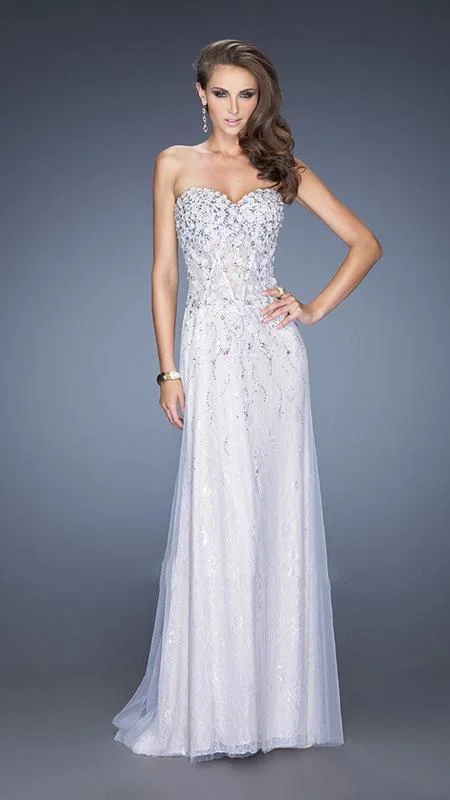 La Femme Gigi - Embellished Sweetheart Long Gown 20172