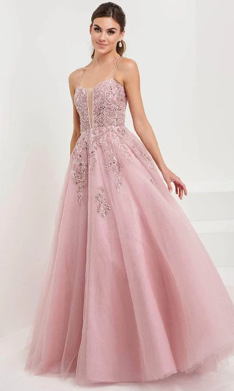Tiffany Designs 16072 - Dual Straps A-Line Evening Gown