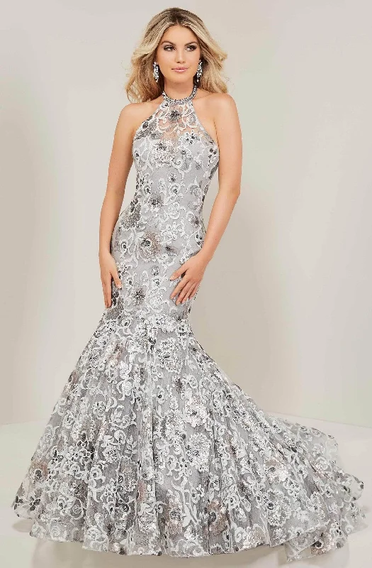 Tiffany Designs 16366 - High Halter Mermaid Prom Gown