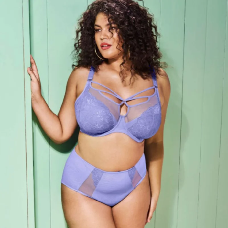 Elomi Brianna UW Plunge Bra in Jacaranda EL8080 Lightly Padded Bra