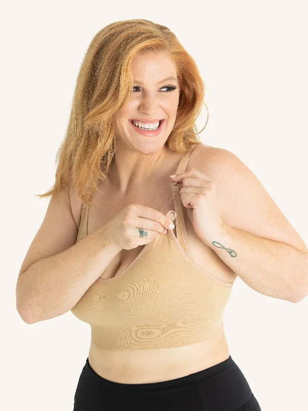 The Ashley - Seamless Comfort Maternity Nursing Bra High Support Bra