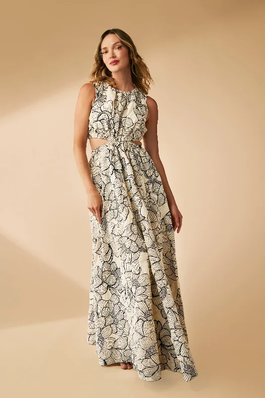 ARTIMO MAXI DRESS Trendy Button Front Maxi Dress