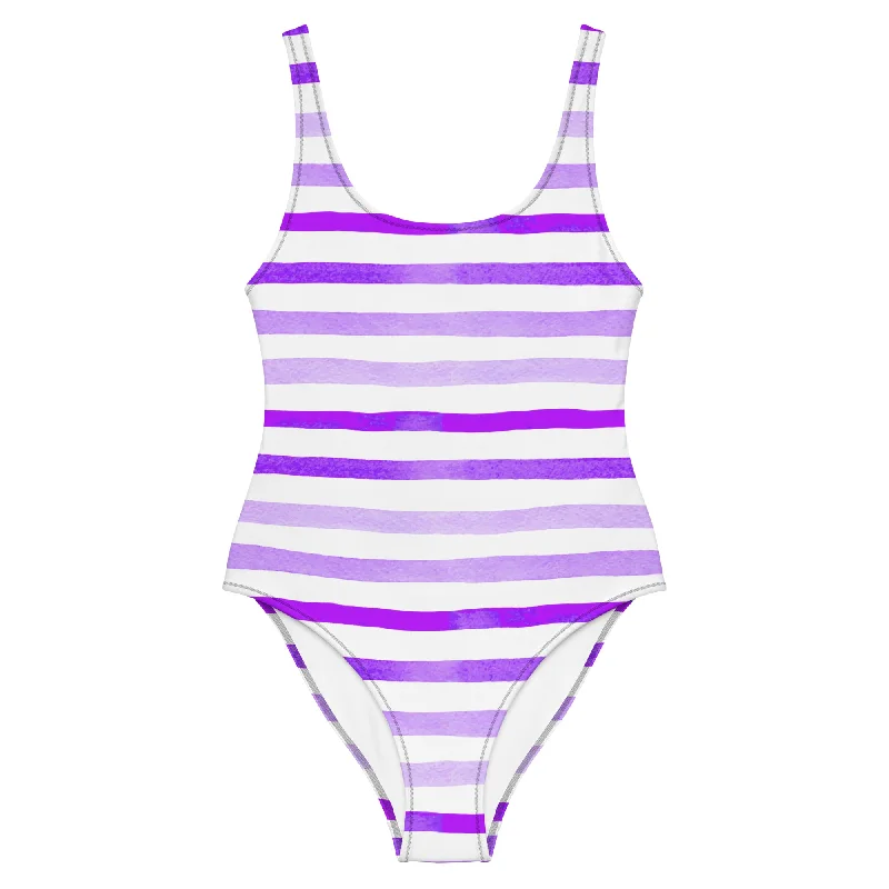 Berry Breeze One-Piece Swimsuit Adjustable Swim Top