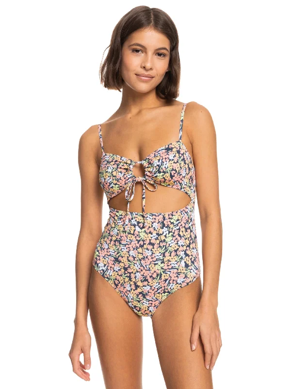 Womens Printed Beach Classics One-Piece Swimsuit Retro Swimwear Style