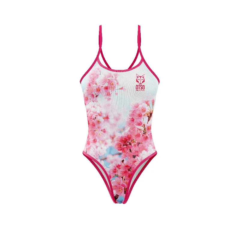 Women's Swimsuit Almond Blossom Sexy Swimwear Set