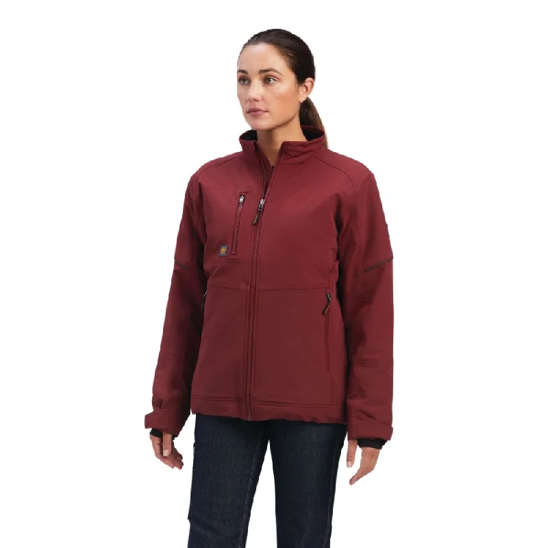 Ariat - Women's Rebar Dri-Tek DuraStretch Insulated Jacket Ribbed Jacket Pleated Jacket Ruffled Jacket