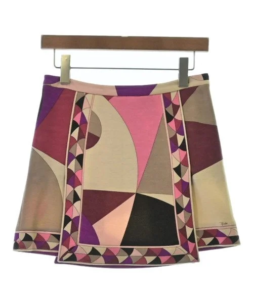 EMILIO PUCCI Mini skirts silk skirt lustrous