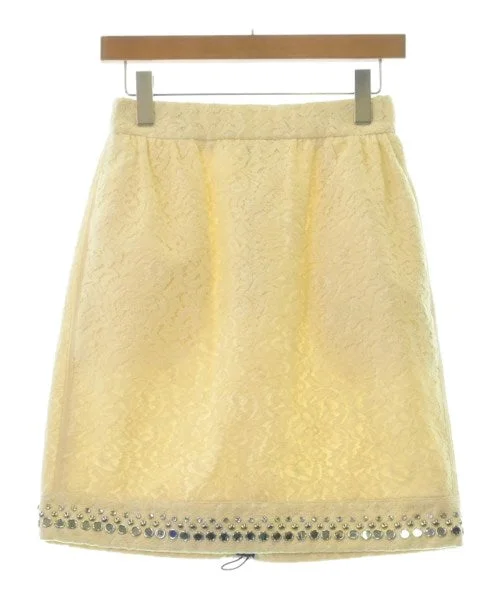 Nﾟ 21 Mini skirts cashmere skirt plush