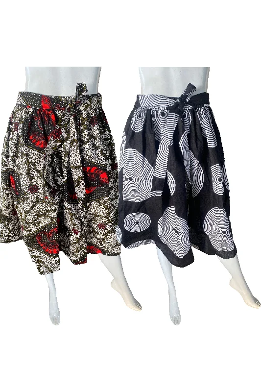 African Short Skirts (Pack of 2 Pieces) cashmere skirt soft