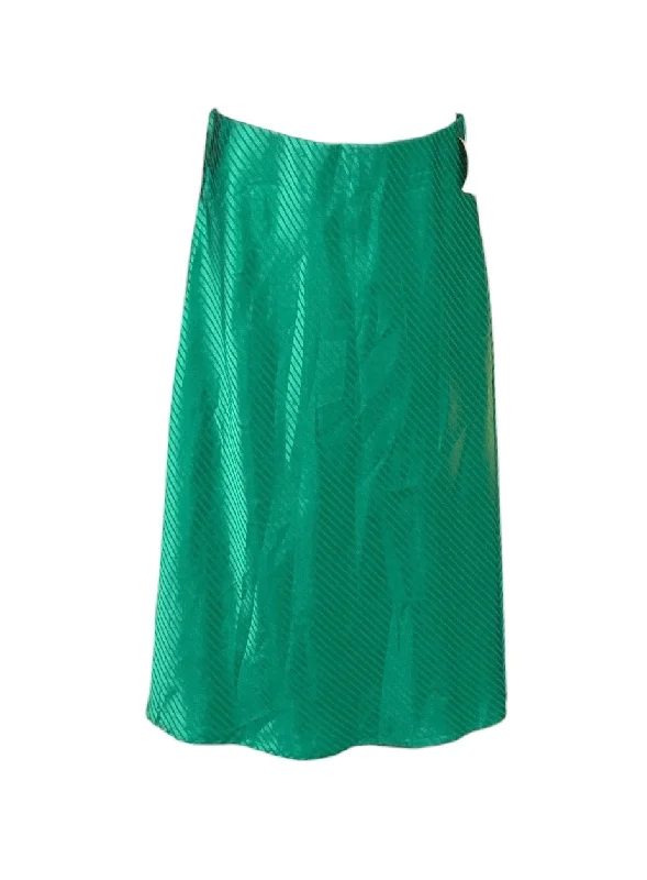 Code Mode Women’s Green Skirt M leather skirt refined