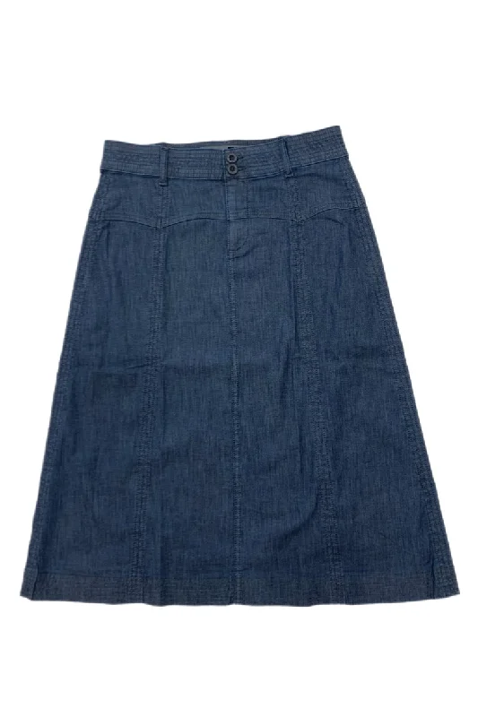 Denim A-line Skirt 230-31D high waist skirt