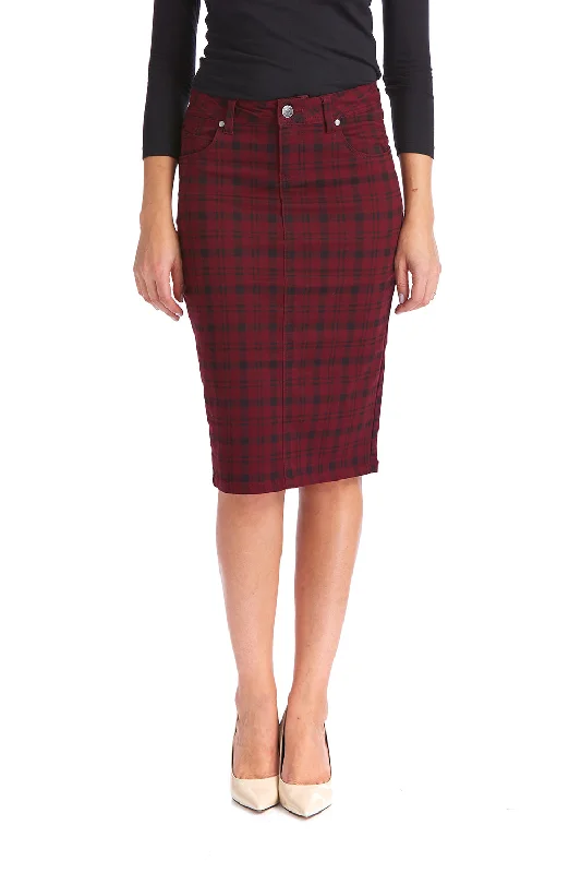 Esteez MELROSE Skirt - Pencil Jean Skirt for WOMEN wool skirt breathable