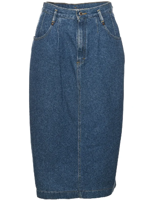 Lee Denim Skirt - M low waist skirt