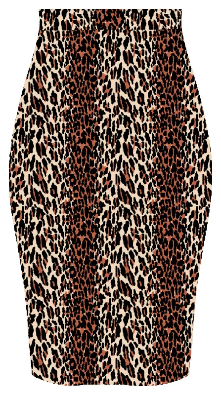 Vintage Inspired Leopard Pencil Skirt *PRE-ORDER* lace skirt delicate